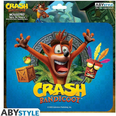 Abysse Mouse Pad Multicolour 235mm Crash Bandicoot