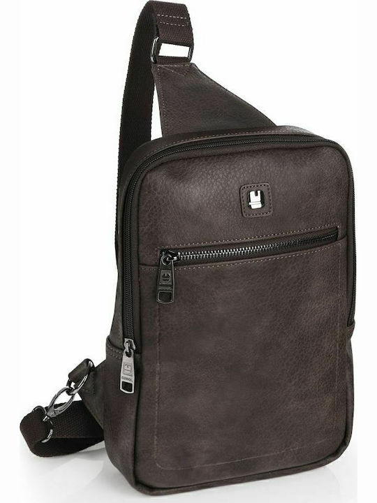 Mochila Herrentasche Sling Braun