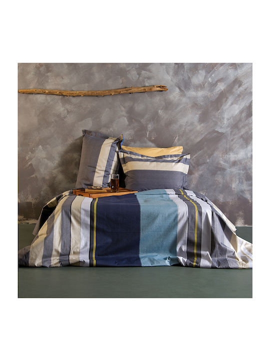 SB Home Bettwäsche-Set Überdoppel 230x260cm. Fresh Gray 4Stück