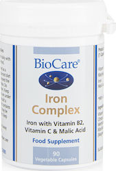 BioCare Iron Complex 90 φυτικές κάψουλες BioCare Iron Complex 90 φυτικές κάψουλες