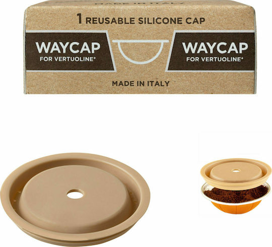 Waycap Basic Kit for Vertuoline Καπάκι από Σιλικόνη σε Μπεζ Χρώμα