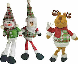 XMASfest Christmas Fabric Figure 40x16x16cm