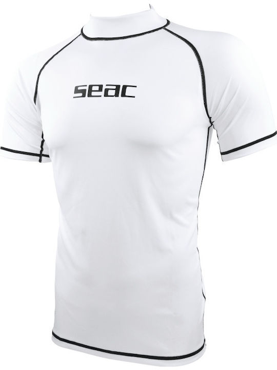Seac T-Sun Ανδρική Κοντομάνικη Αντηλιακή Μπλούζα Λευκή