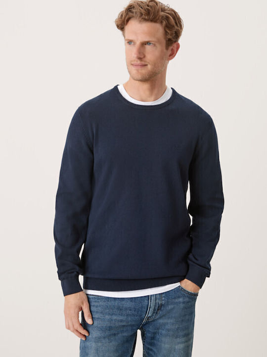 Red Label Long Sleeve Sweater Navy Blue