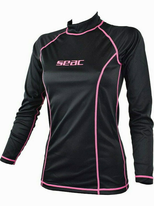 Seac T-Sun Γυναικεία Μακρυμάνικη Αντηλιακή Μπλούζα Μαύρη