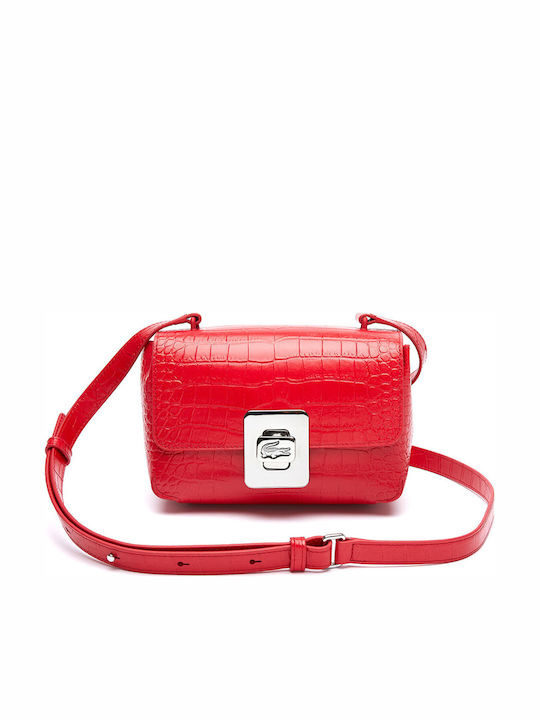 Leather Women's Bag Crossbody Red