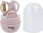 Parsa Baby Nail Care Set Pink 3pcs