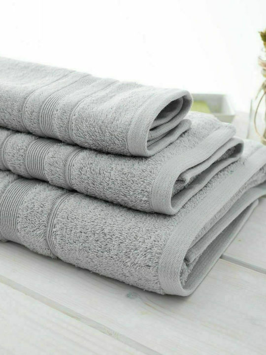 Vesta Home Hand Towel Sithonia 30x50cm Grey Wei...