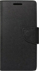 iSelf Fancy Synthetic Leather Wallet Black (iPhone 13 mini)