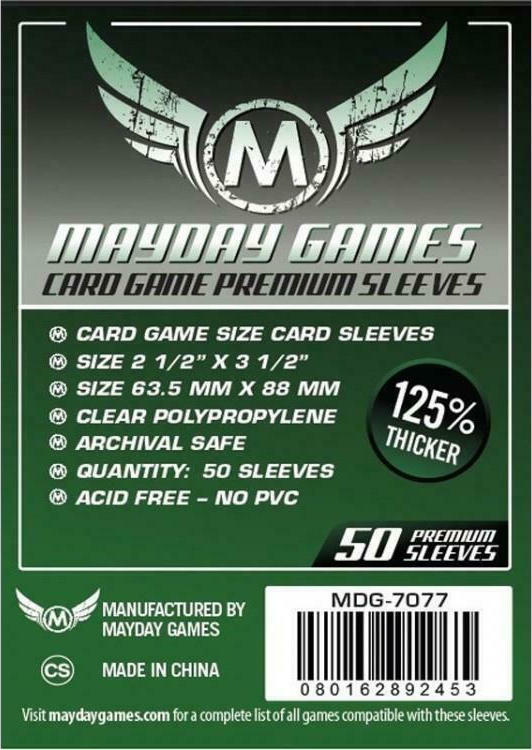 Mayday Games Standard Card Sleeves Premium 50τμχ Skroutz.gr