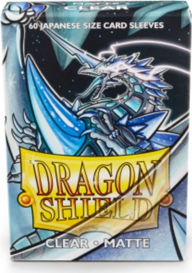 Dragon Shield Game Accessory Dragon Shield Japanese Matte Clear Sleeves 60τμχ