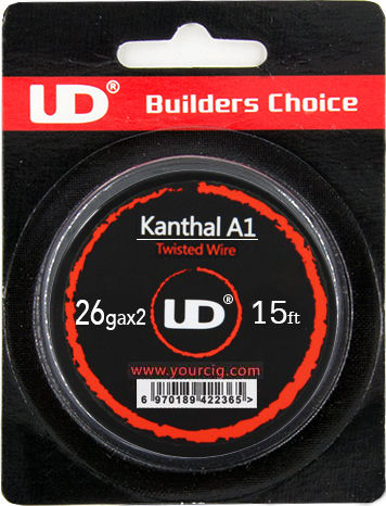 UD Kanthal A1 Twisted Wire Σύρμα για D.I.Y. Ηλεκτρονικού Τσιγάρου 26ga x 2