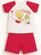 Beboulino Kids' Pajamas Summer Red