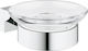 Grohe Cube Σαπουνοθήκη Επιτοίχια Inox Ασημί