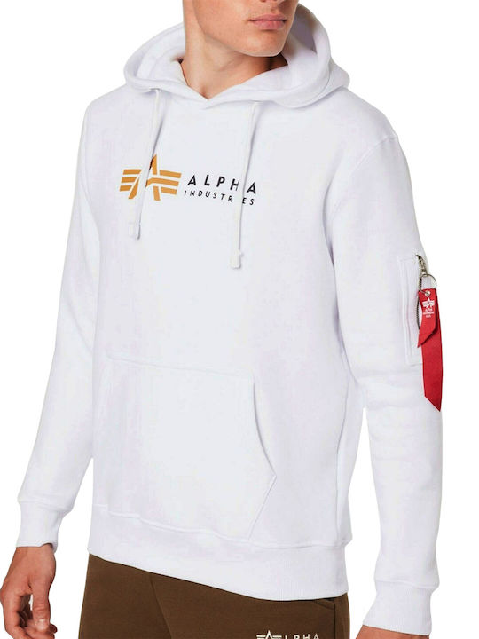 Alpha Industries Мъжка Суичър с Качулка и Джобо...