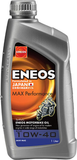 Eneos Max 4Τ Performance Motorradöl für Viertaktmotoren 10W-40 1Es