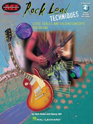 Hal Leonard Rock Lead Techniques Master Class Series Παρτιτούρα για Κιθάρα + CD