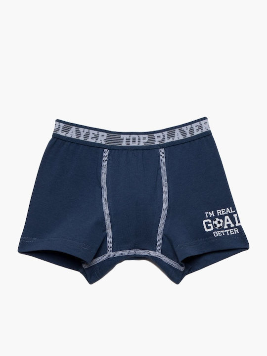 Minerva Real Goal Getter Kids' Boxer Blue