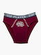 Minerva Goal Getter Kids' Brief Burgundy