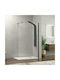 Karag Walkin 1 Shower Screen for Shower 110x200cm Clear Glass Cromo