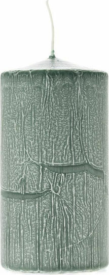 Iliadis Dekorative Kerze Frosted Grüne 7x14cm