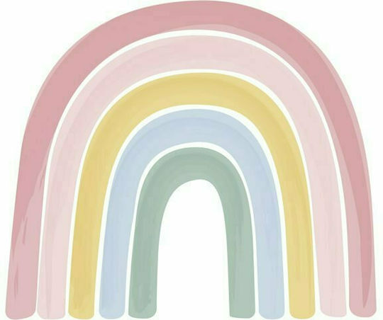 Little Dutch Детски тапет Текстил Rainbow Розов Ш300xВ280бр
