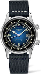 Longines Legend Diver Мъжки Часовник Автоматичен с Кожена Каишка