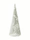 Christmas Decorative Tree Cone 32cm White