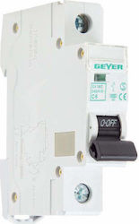 Geyer 1-Pole Automatic Circuit Breaker 63A EA163C