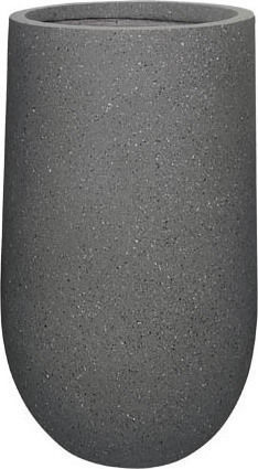 Marhome Übertopf Keramik Gray 26x26x45εκ. 06-00-21248-S