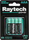 RayTech Power Αλκαλικές Μπαταρίες AAA 1.5V 4τμχ