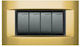 Geyer Aqua Metal Schalterrahmen Horizontale Mon...