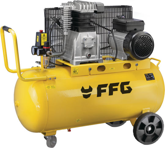 FFG Acb 90/4mc Pro Single-Phase Air Compressors 97dB with Power 4hp and Airtank 90lt 46589