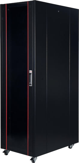Lande Proline 400 Επιδαπέδια Καμπίνα Rack 26U 60x80x129.9cm Μαύρο RAC.0378