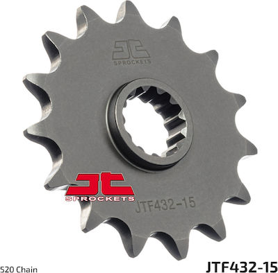 JT Sprockets Front Sprocket 15 Teeth for Suzuki DRZ 400S / DRZ 400SM