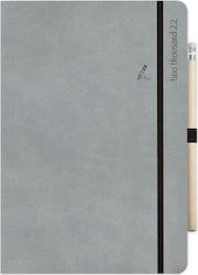 adBook Handy Zilnic Agenda Gri 2023 14x21cm