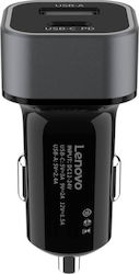 Lenovo Зарядно за кола с Портове 1xUSB-A 1xType-C