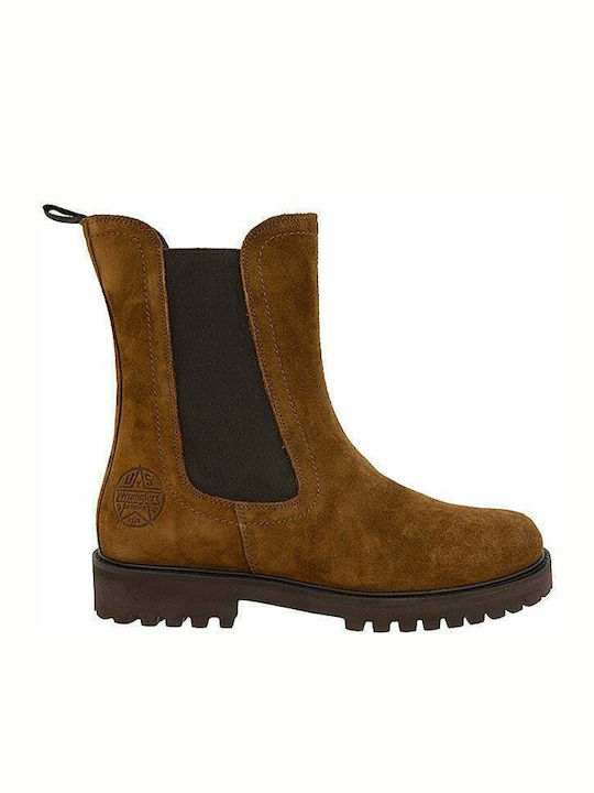 Wrangler Suede Γυναικεία Μποτάκια Ταμπά