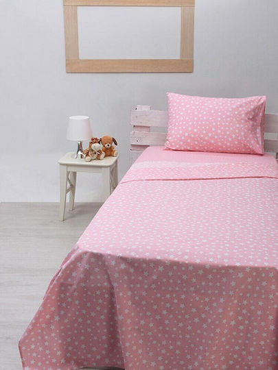 Sunshine Cotton Feelings 22 Детски Плик за Завивка Единичен Памучен Розов 170x250бр