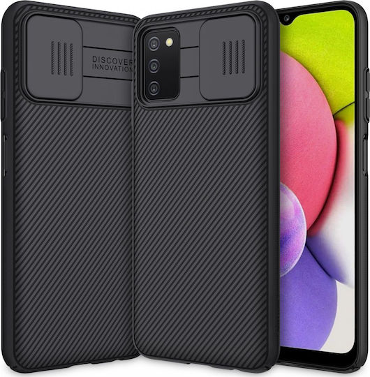 Nillkin Camshield Задна корица Пластмаса Черен (Galaxy A03s)