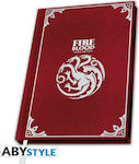 Abysse Game of Thrones Notizbuch A5 Rot