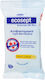 Ecofarm Ecosept Antibacterial Wet Wipes Ήπια Αντισηπτικά Μαντηλάκια Χεριών 15τμχ Λεμόνι