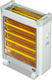 Samdan 3006 Heizung Quarz mit Thermostat 2750W