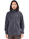 212.EM29.109 Men's Fleece Cardigan Ebony