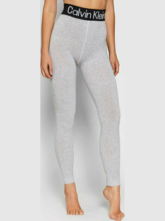Frauen Lang Leggings Hochgeschnitten Gray