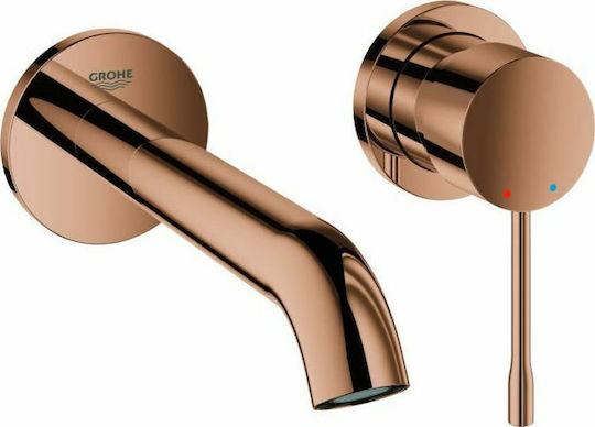 Grohe Essence Set Mixer & Gură Îngropată pentru Lavabo 1 Ieșire Cupru