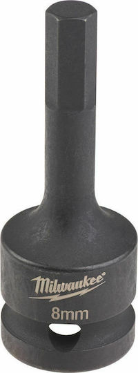 Milwaukee Long Walnut Pneumatic with Allen Head and Socket 1/2'' Size H6 1pcs