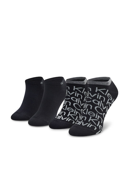 Calvin Klein Μονόχρωμες Κάλτσες 2Pack