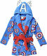 Marvel Παιδική Ρόμπα Χειμωνιάτικη Fleece για Αγόρι Γαλάζια Marvel Avengers Fleece