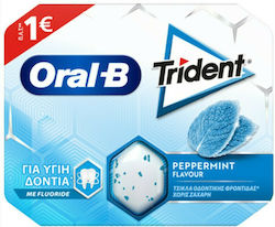 Trident Chewing gum Oral-B with Μέντα Flavour Sugar Free 12pcs 17gr